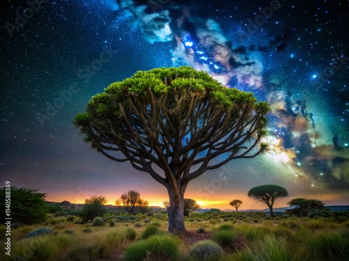 Night Photography: Euphorbia Ingens, iSimangaliso Wetland, South Africa - Stunning Night Shots photo