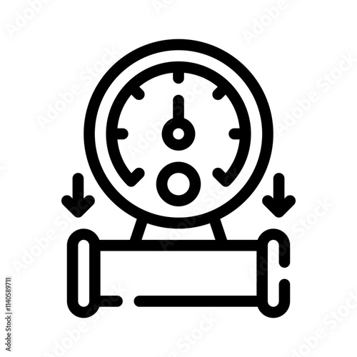 pressure line icon