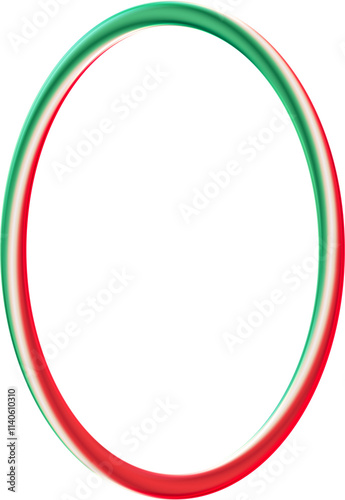 Border frame made of sphere oval line shape.