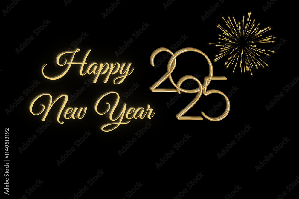 Tytuł
Życzenia Merry Christmas & Happy New Year 2025, stylowy napis