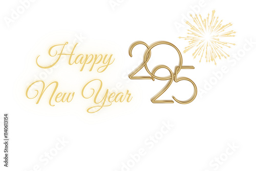 Obraz na płótnie Tytuł
Życzenia Merry Christmas & Happy New Year 2025, stylowy napis
w salonie