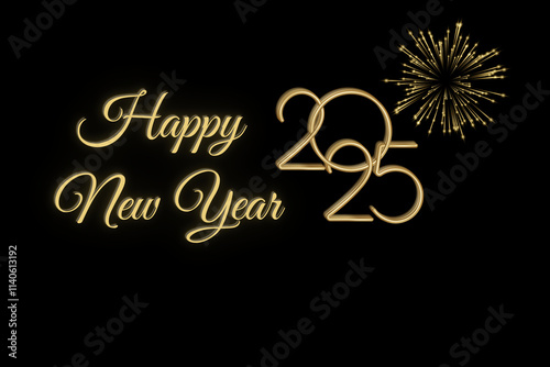 Obraz na płótnie Tytuł
Życzenia Merry Christmas & Happy New Year 2025, stylowy napis
w salonie