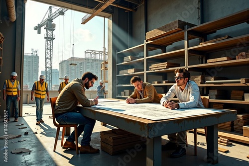 Construction Site Meeting