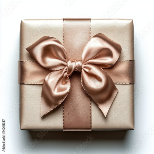 Elegant wrapped gift adorned with a deep purple bow ready for special occasions