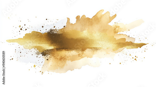 Fluid gold watercolor splash abstract texture background design art painting gold brown yellow metallic accent splash watercolor fluid art elegant luxurious sophisticated shimmer shine glossy