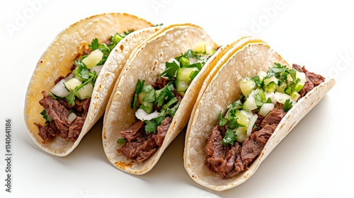 Authentic street tacos with cilantro & onion