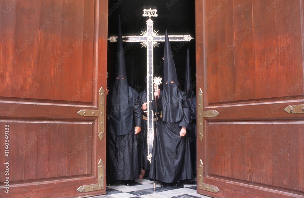 Fototapeta premium Semana Santa procession (Holy week) in Spain.