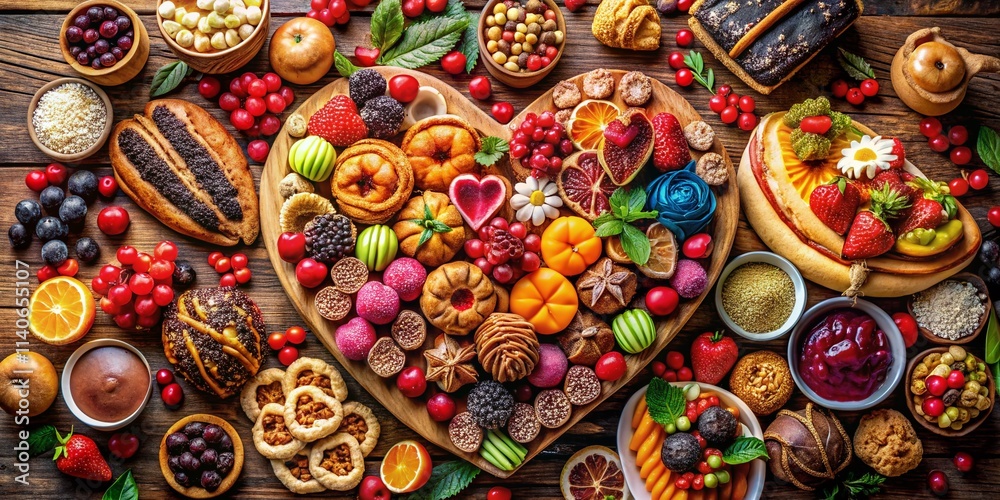 Romantic Food Photography: Heart Shaped Dishes & Desserts, Valentine's Day Treats, Love-Themed Food Styling Romantic Food Photography: Heart Shaped Dishes & Desserts, Valentine's Day Treats, Love-Themed Food Styling