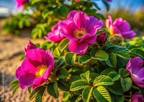 Rosa Rugosa Photography: Candid Shots of Beach Roses, Wild Roses, Rugosa Rose Blooms, Close-up Rose Images, Pink Rose Pictures, Natural Rose Photos