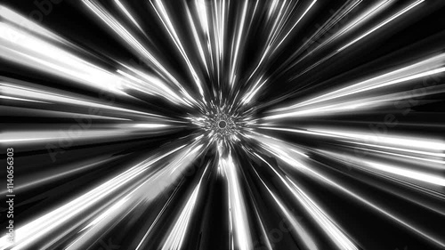 Futuristic digital art with a fractal burst, exploding in a colorful vortex of light and energy.background 4k, loop animation, Abstract background.