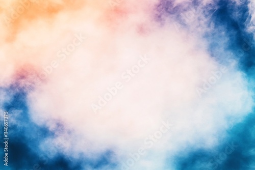 Colorful Swirling Ethereal Mist and Smoke Abstract Background