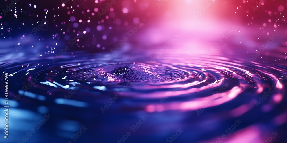blue purple hue shift, grainy noise, ripple design, Generative AI blue purple hue shift, grainy noise, ripple design, Generative AI