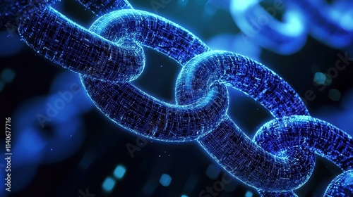 A person using blockchain technology to authenticate and protect digital documents in a decentralized, secure network