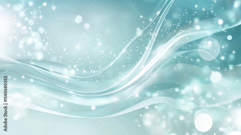 Serene Turquoise Background with Gentle Swirl Effects Serene Turquoise Background with Gentle Swirl Effects