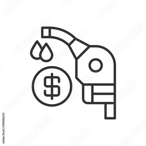 Petrol Pump Icon - Fuel Price Icon