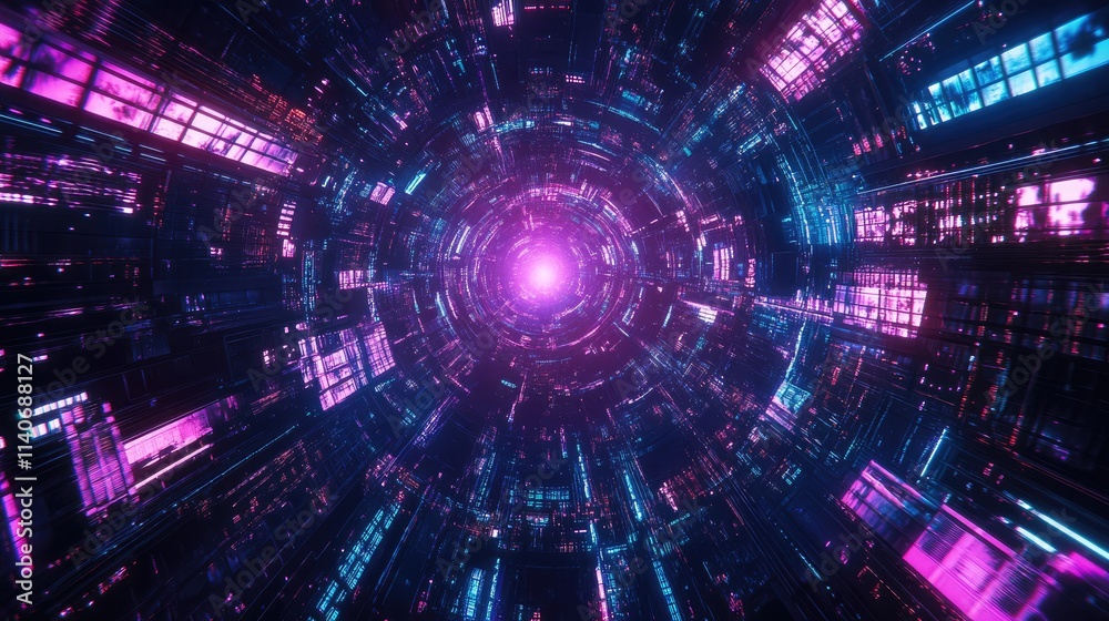 A high-resolution image of a digital globe with dynamic trade connections, glowing neon paths, cyberpunk-inspired, deep blues and purples A high-resolution image of a digital globe with dynamic trade connections, glowing neon paths, cyberpunk-inspired, deep blues and purples
