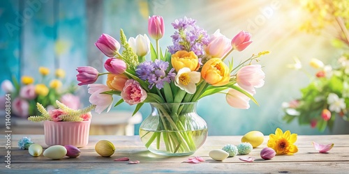 Spring Blooms Product Photography: Vibrant Floral Arrangements & Spring Decor