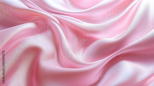 a soft pink background with a smooth, flowing fabric design in the center of the image is a soft pink background with a smooth, flowing fabric design in the middle.