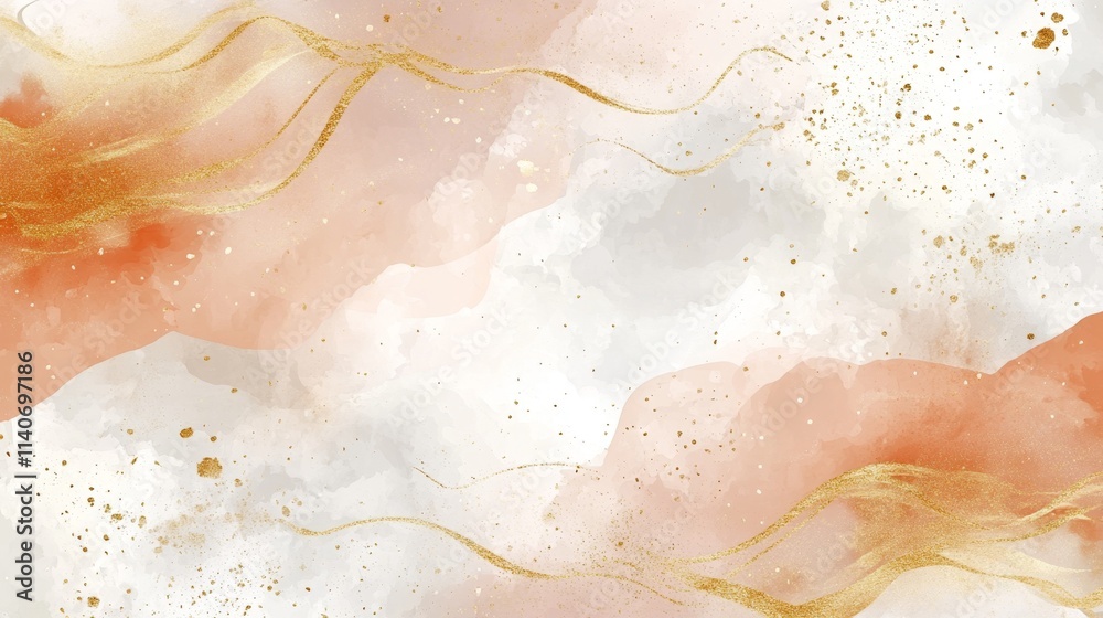 Obraz premium Abstract fluid art digital canvas modern design soft colors artistic perspective creative expression
