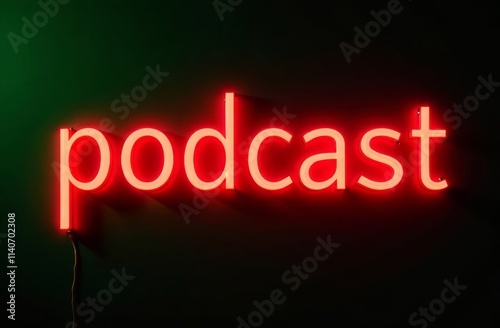 sign podcast with lights