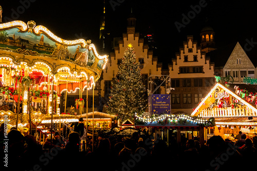 Christmas Market in Frankfurt, Germany