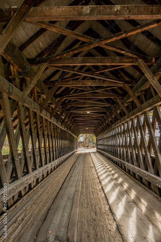 Covered Bridge in Vermont Covered Bridge in Vermont