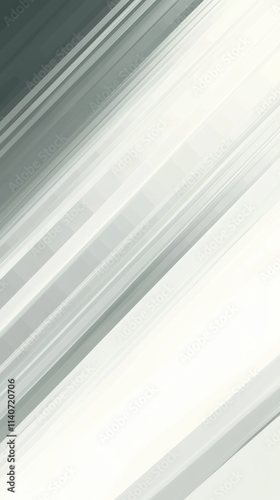 Obraz premium Minimalist design featuring diagonal lines in a serene color palette with contrasting tones