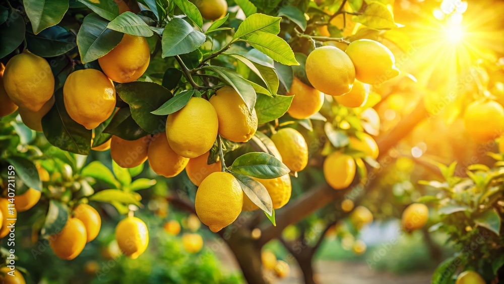 Sun-Drenched Lemon Trees: Candid Photography of Vibrant Citrus Groves Sun-Drenched Lemon Trees: Candid Photography of Vibrant Citrus Groves