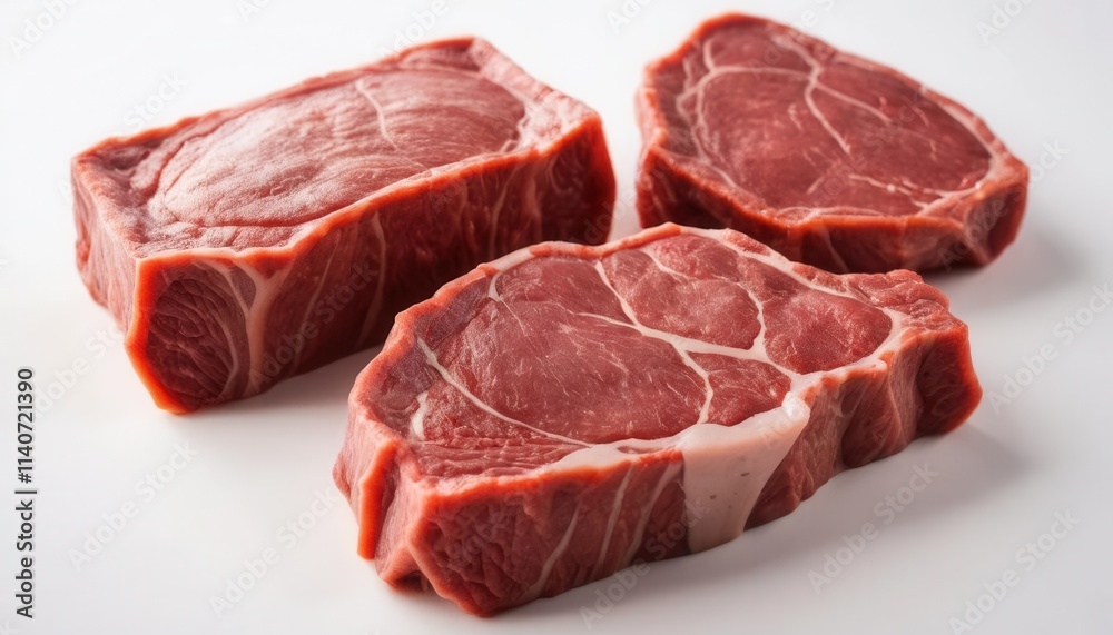 Obraz premium 3d printed meat, Food innovation technology concept