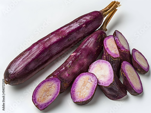 Wallpaper Mural Vibrant Purple Sweet Potato: A Realistic Food Image Torontodigital.ca