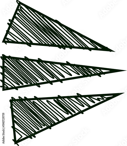 Vintage Triangle Illustrations for Design