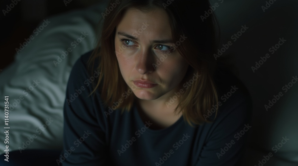 A close-up of a person sitting indoors with a gloomy expression, surrounded by dim lighting and shadows, conveying the feeling of lack of sunlight and its emotional impact. A close-up of a person sitting indoors with a gloomy expression, surrounded by dim lighting and shadows, conveying the feeling of lack of sunlight and its emotional impact.