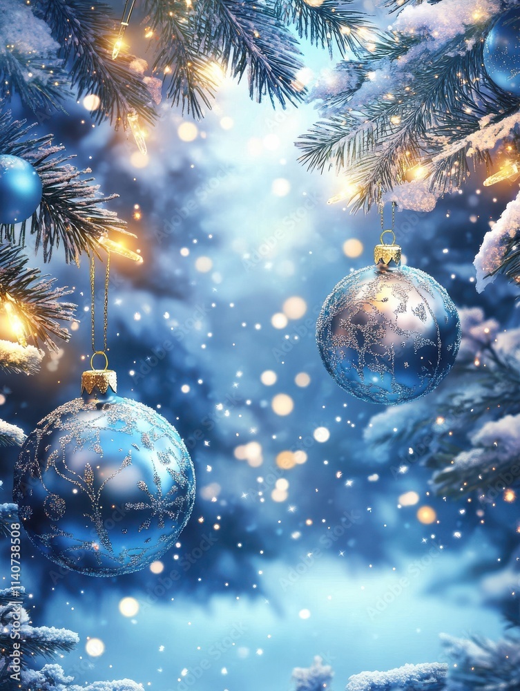 Beautiful Blue Holiday background with fireworks Beautiful Blue Holiday background with fireworks