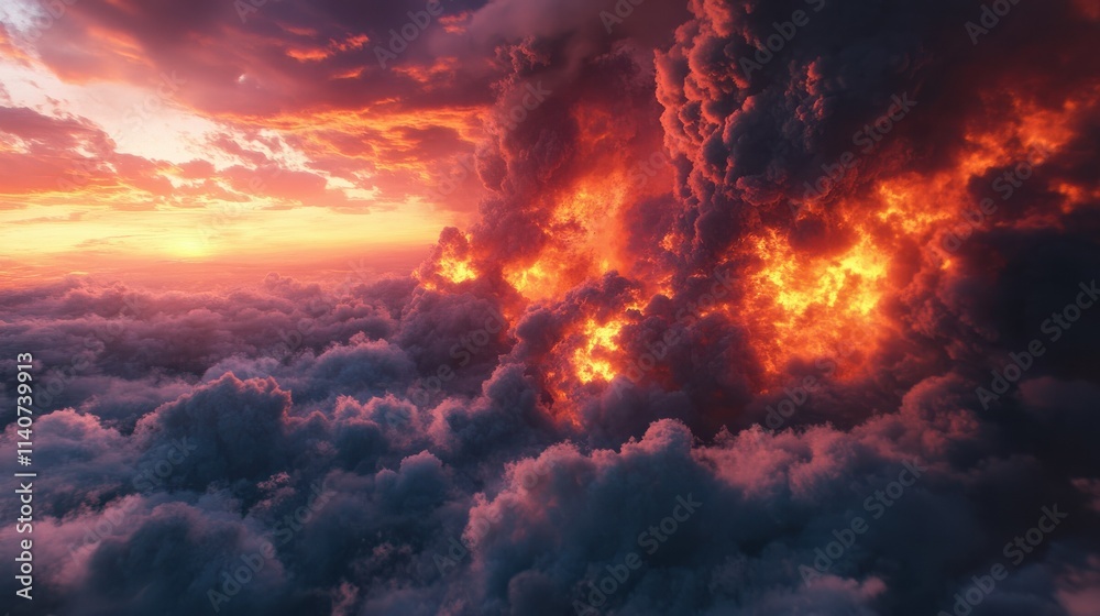 Burning sky Burning sky