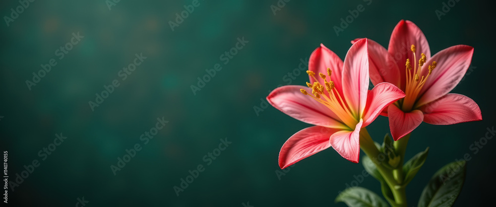 Stunning dahlia flowers set against a deep emerald background, perfect for creative banners and heartfelt messages. Stunning dahlia flowers set against a deep emerald background, perfect for creative banners and heartfelt messages.