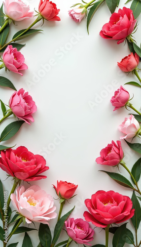 Elegant pink tulips arranged on a soft white background, perfect for heartfelt messages and banners.