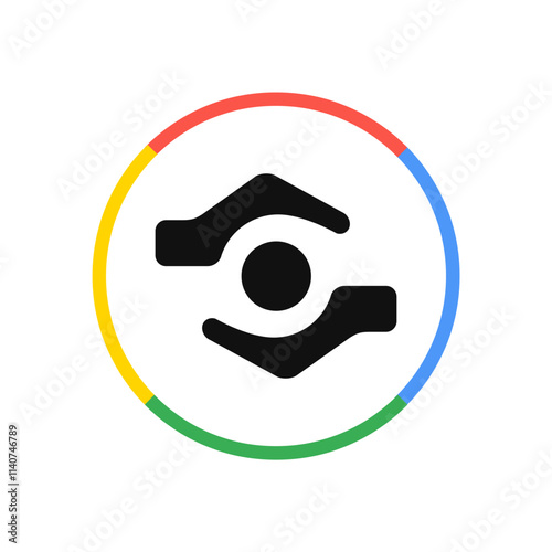Hands Holding Circle Icon
