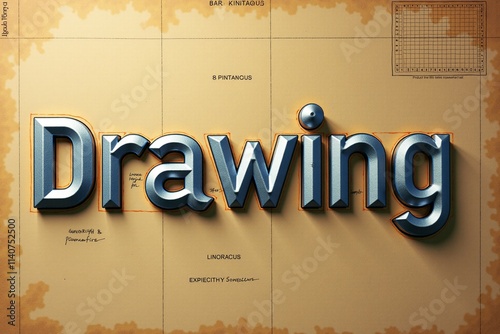 Blueprint Text Effect