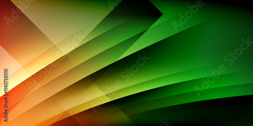 Expressive poster with shadow lines. Features technology, minimalist, and business themes, bright vibrant color schemes