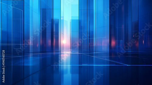 Futuristic financial abstract background 