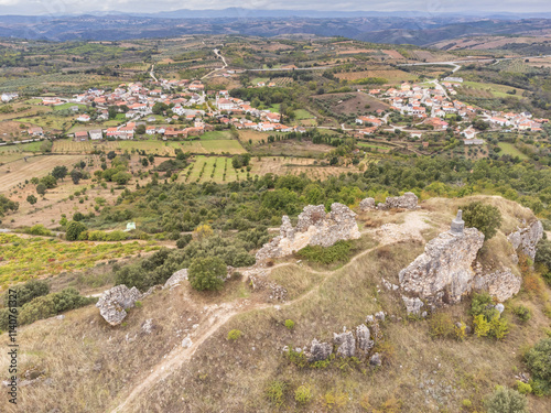 ruins of Castelo de Outeiro, Trás-os-Montes and Alto Douro, Portugal photo