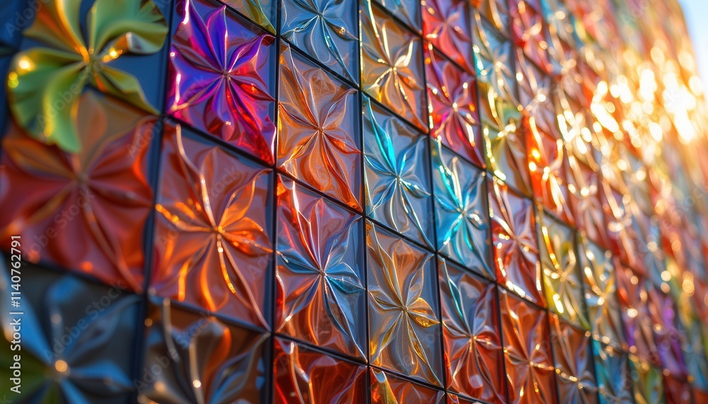 Building Exterior Made from Translucent Recycled Materials