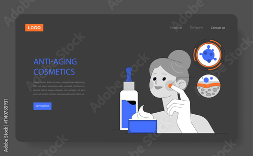 Exosomes. Flat Vector Illustration