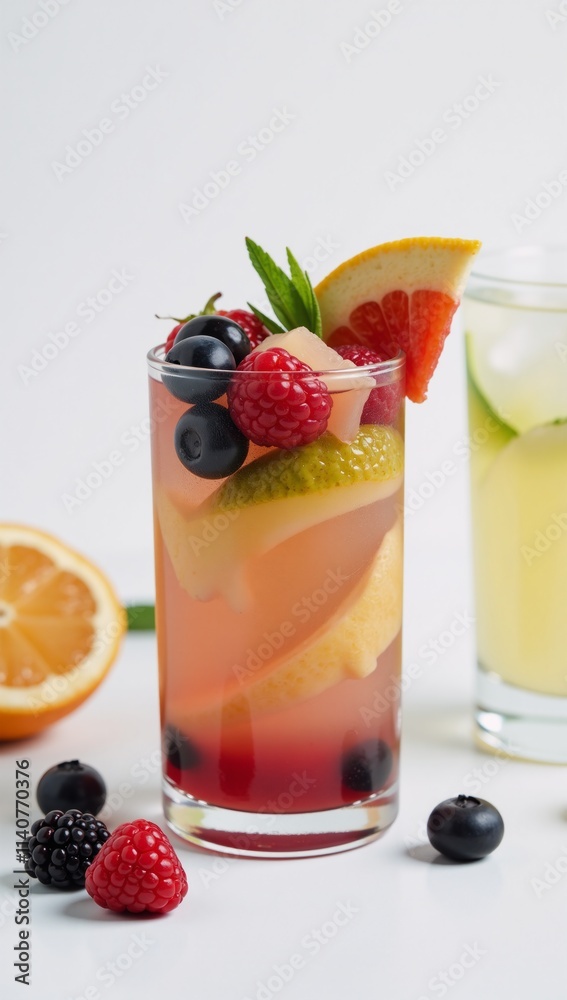 Modern twist on a classic fruity cocktail drink Modern twist on a classic fruity cocktail drink