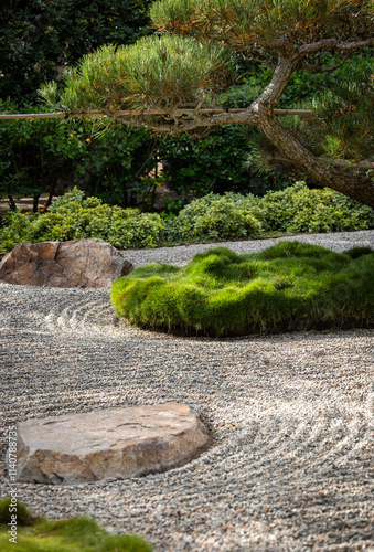 Japanese Zen Garden - Sand and Stone