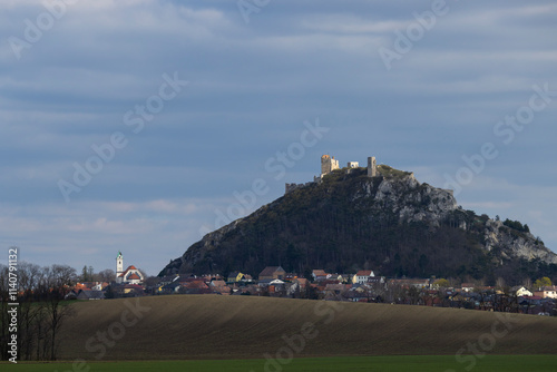 Staatz ruins in Weinviertel, Lower Austria, Austria photo