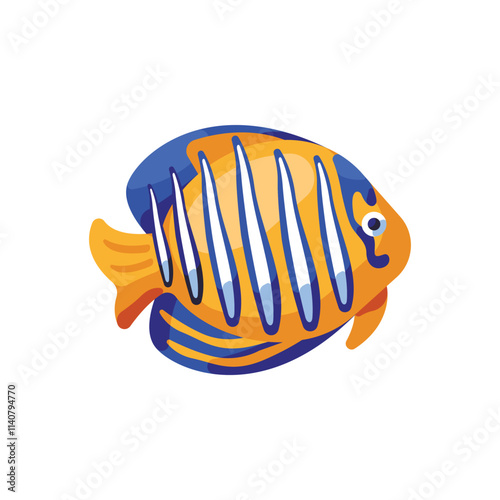 tropical fish vector illustration