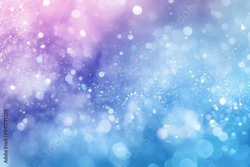 Abstract dreamy pastel bokeh background in pink, purple, and blue hues