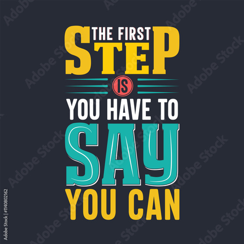 The first step is you have to say you can, quote vector lettering typography.