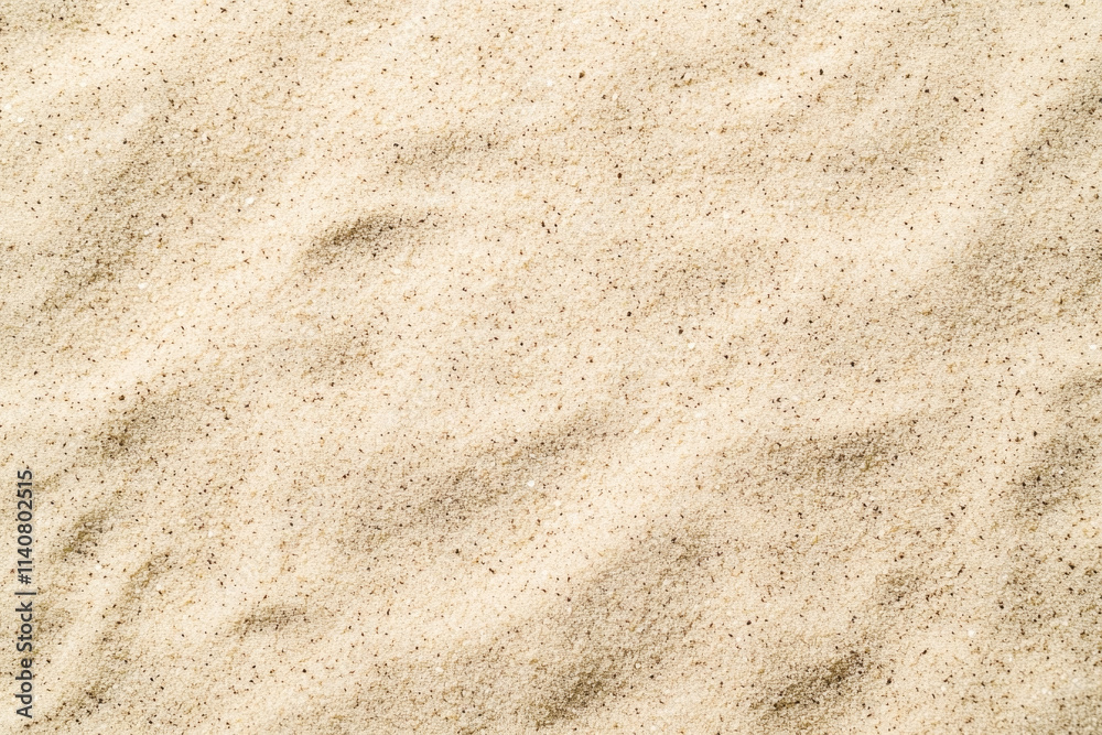 Close-up view of fine smooth textured beige sand surface Close-up view of fine smooth textured beige sand surface